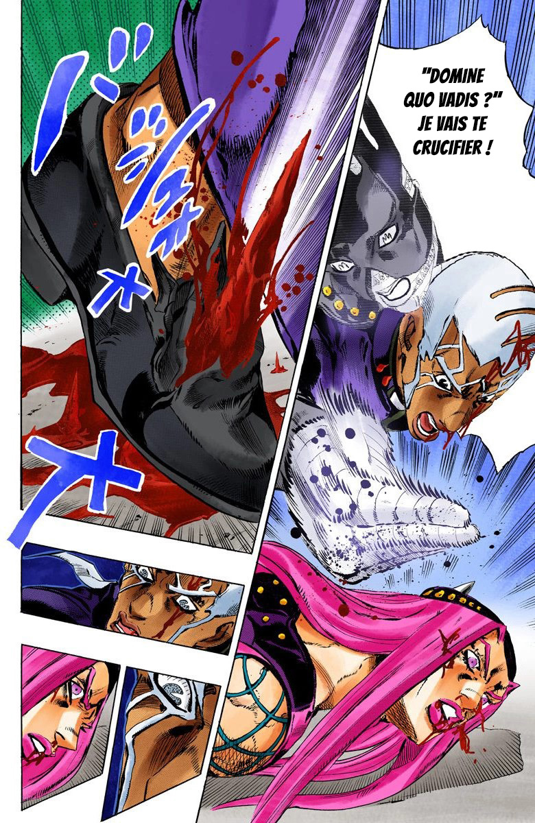 Read JoJo's Bizarre Adventure Part 6 Stone Ocean Official Colored FR Manga Online