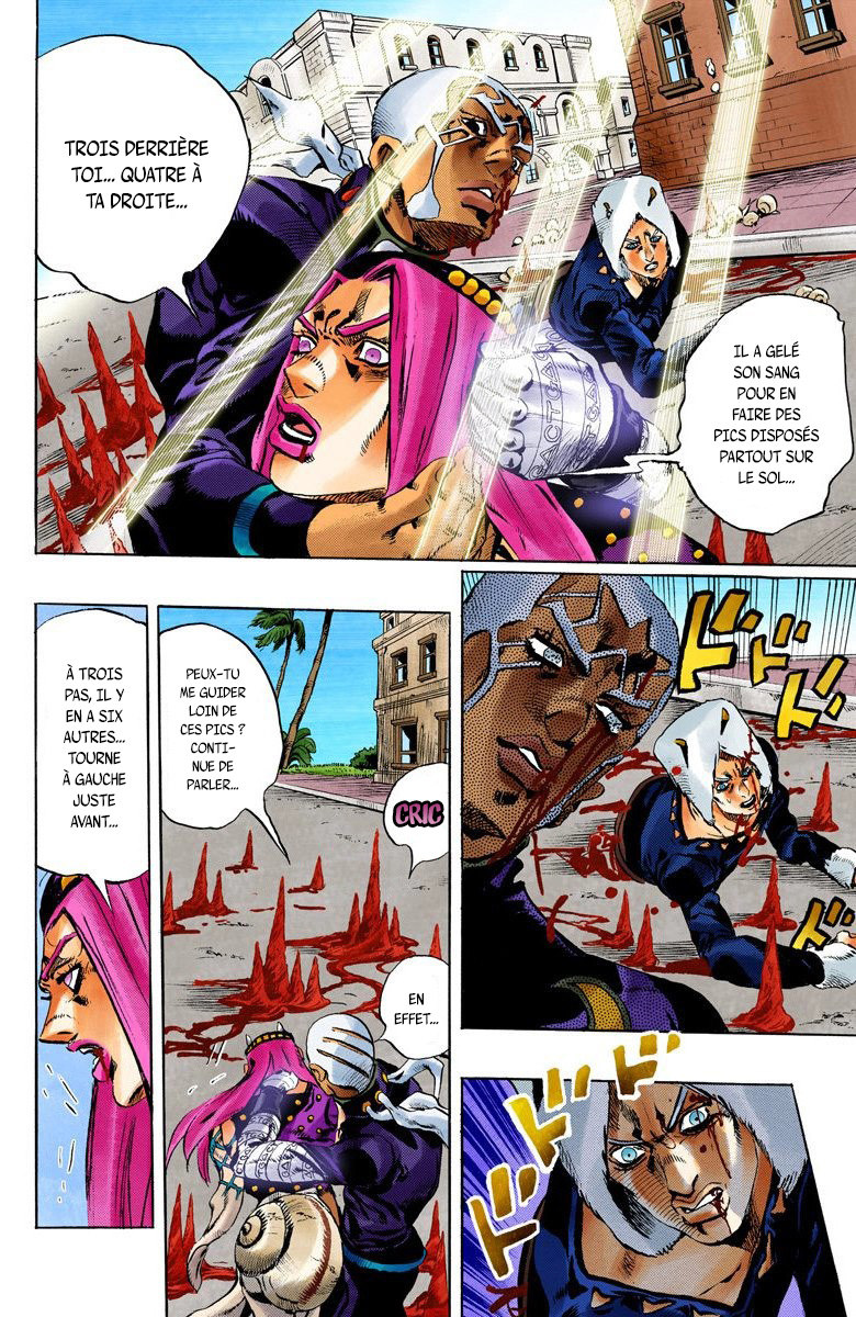 Read JoJo's Bizarre Adventure Part 6 Stone Ocean Official Colored FR Manga Online