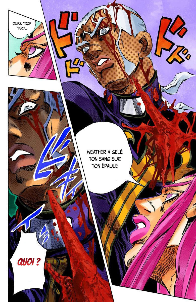 Read JoJo's Bizarre Adventure Part 6 Stone Ocean Official Colored FR Manga Online