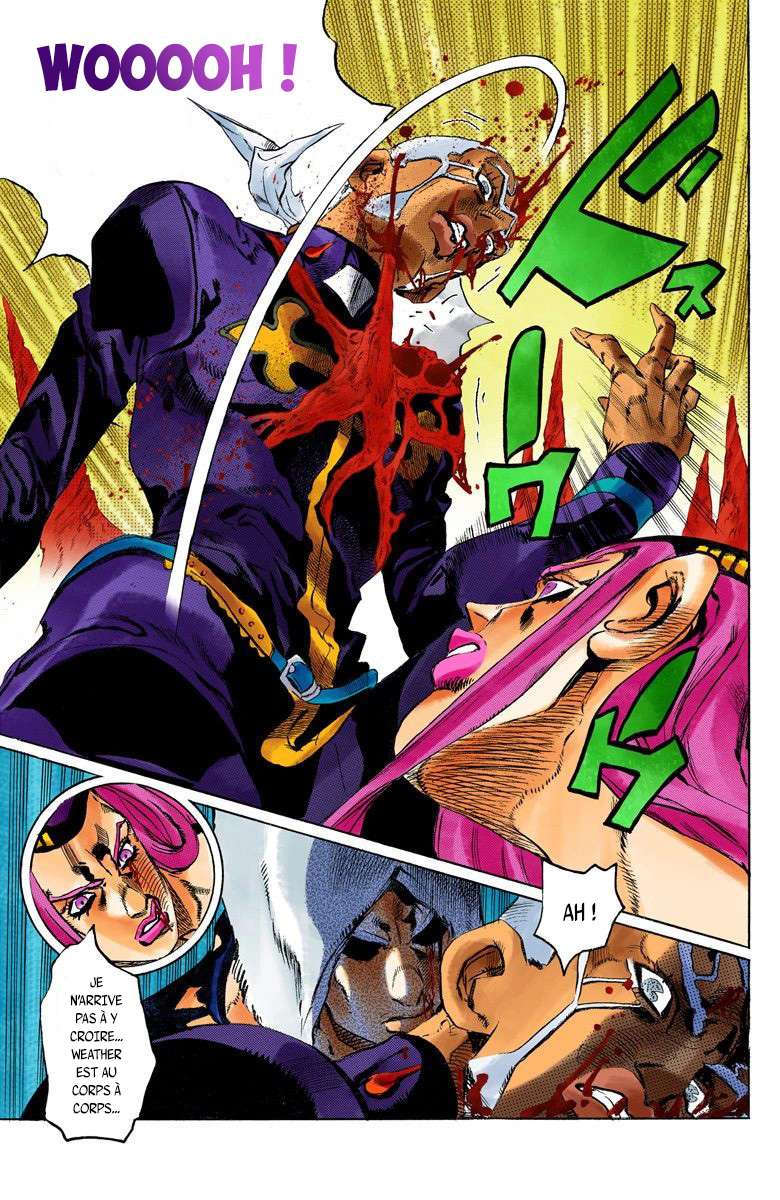 Read JoJo's Bizarre Adventure Part 6 Stone Ocean Official Colored FR Manga Online