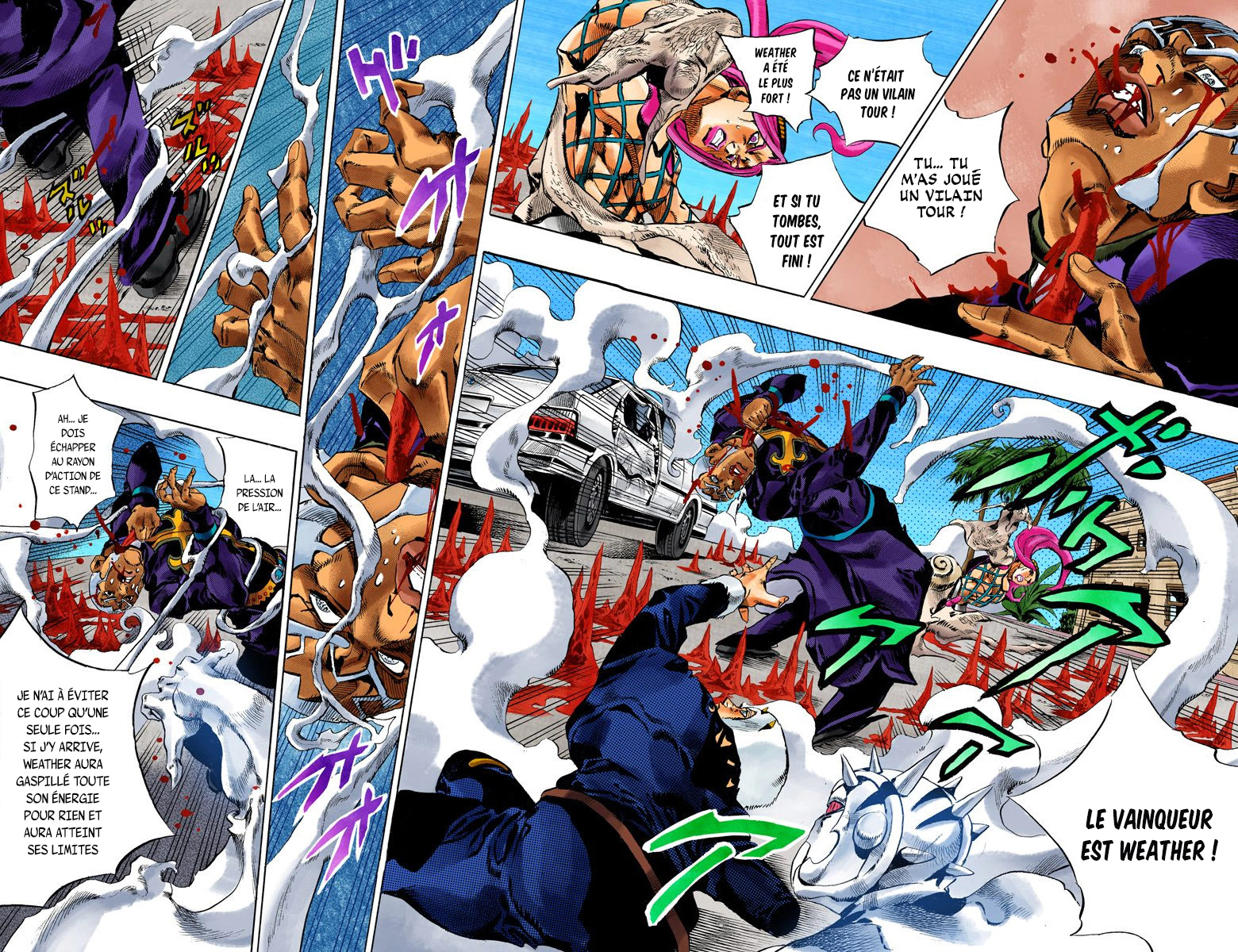 Read JoJo's Bizarre Adventure Part 6 Stone Ocean Official Colored FR Manga Online