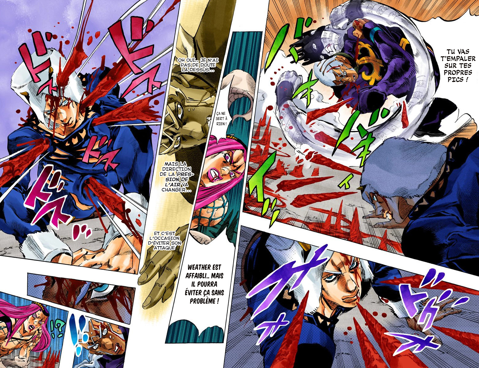 Read JoJo's Bizarre Adventure Part 6 Stone Ocean Official Colored FR Manga Online