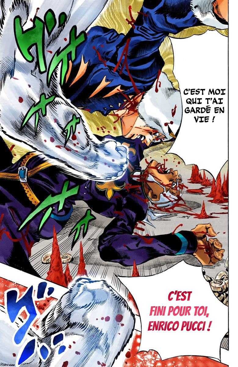 Read JoJo's Bizarre Adventure Part 6 Stone Ocean Official Colored FR Manga Online