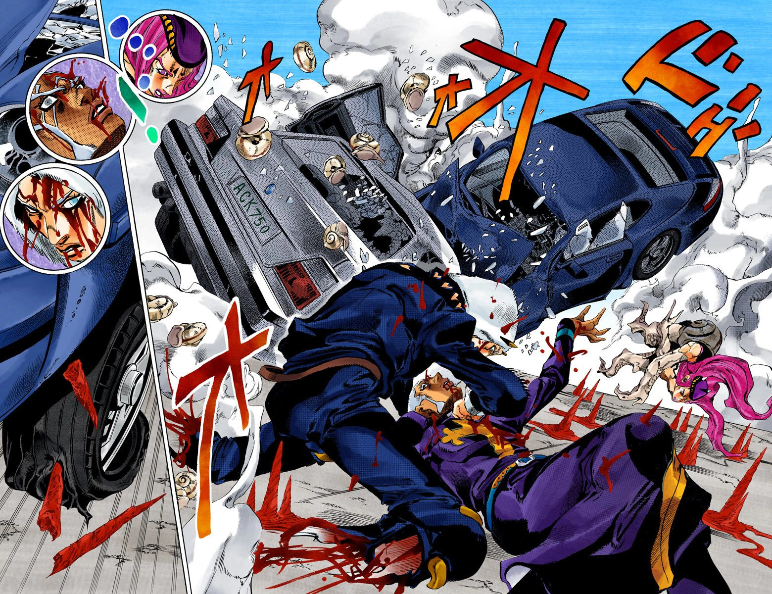 Read JoJo's Bizarre Adventure Part 6 Stone Ocean Official Colored FR Manga Online