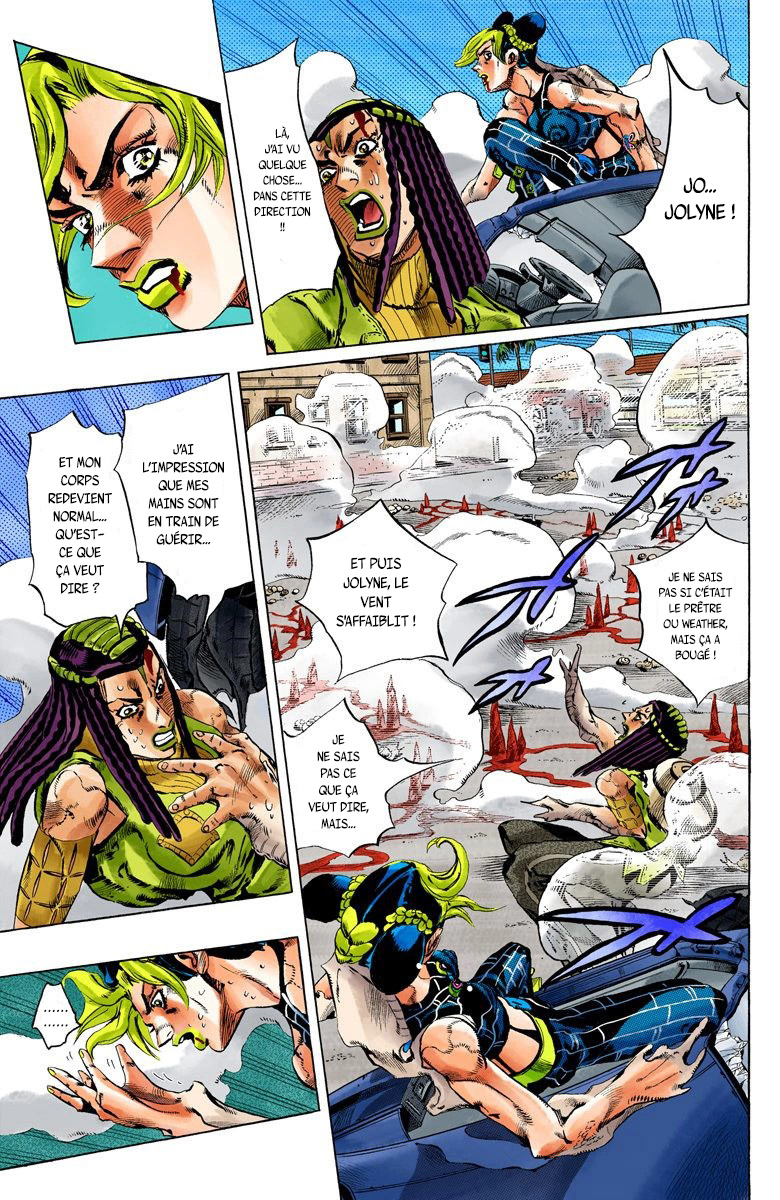 Read JoJo's Bizarre Adventure Part 6 Stone Ocean Official Colored FR Manga Online