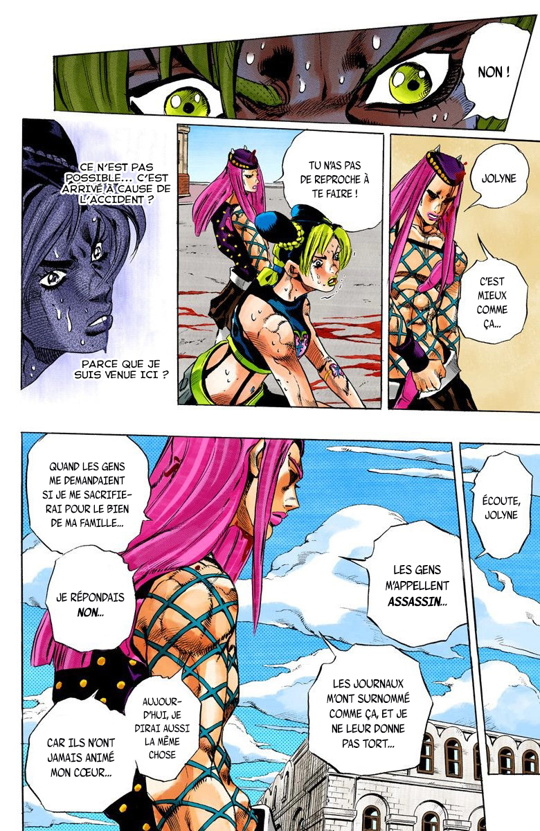 Read JoJo's Bizarre Adventure Part 6 Stone Ocean Official Colored FR Manga Online