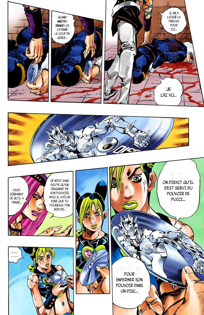 Read JoJo's Bizarre Adventure Part 6 Stone Ocean Official Colored FR Manga Online
