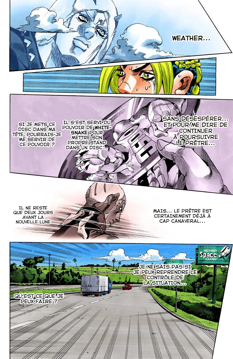 Read JoJo's Bizarre Adventure Part 6 Stone Ocean Official Colored FR Manga Online