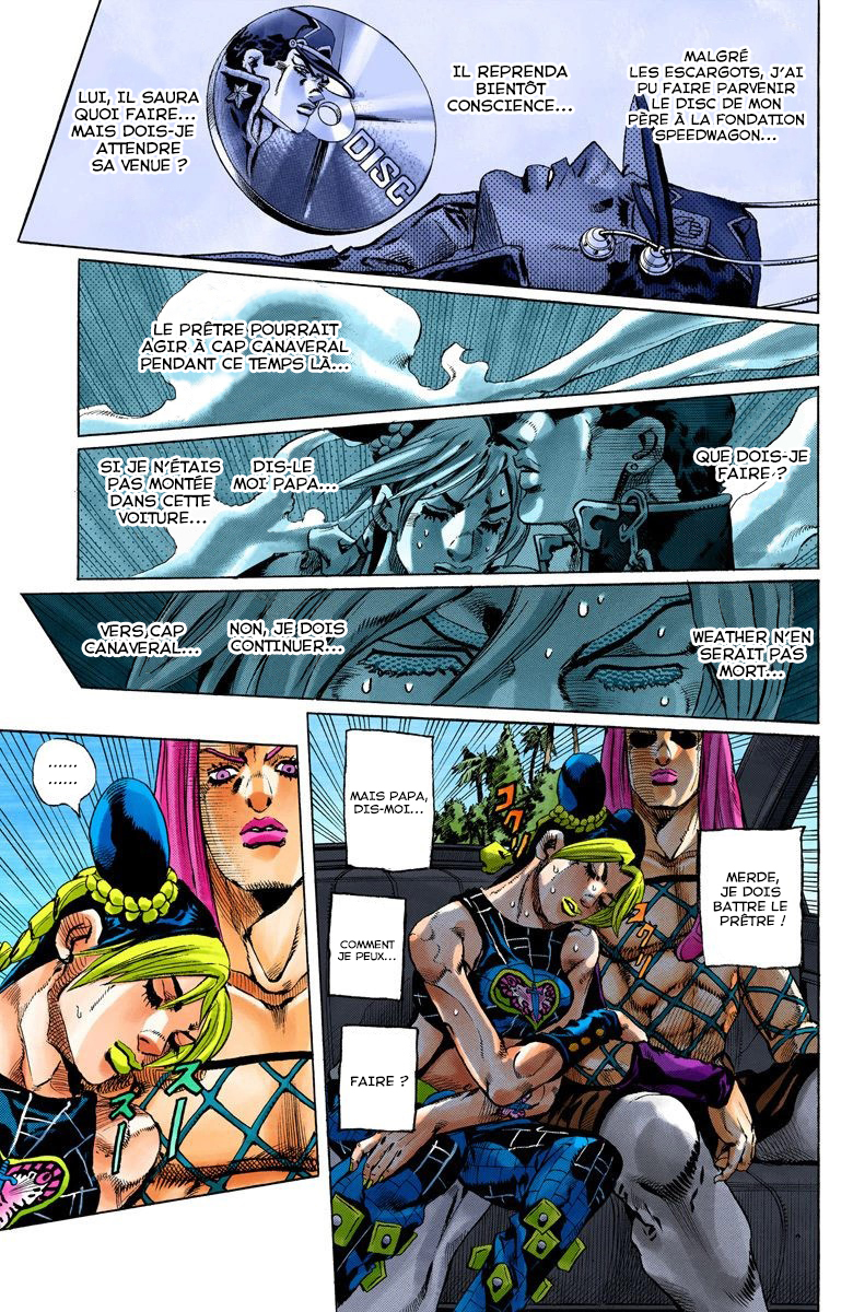 Read JoJo's Bizarre Adventure Part 6 Stone Ocean Official Colored FR Manga Online