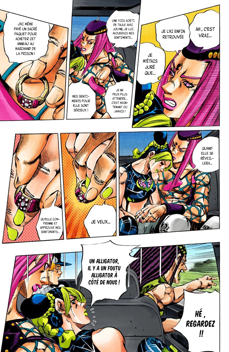 Read JoJo's Bizarre Adventure Part 6 Stone Ocean Official Colored FR Manga Online