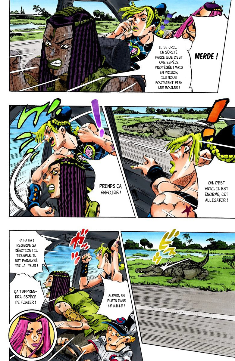 Read JoJo's Bizarre Adventure Part 6 Stone Ocean Official Colored FR Manga Online