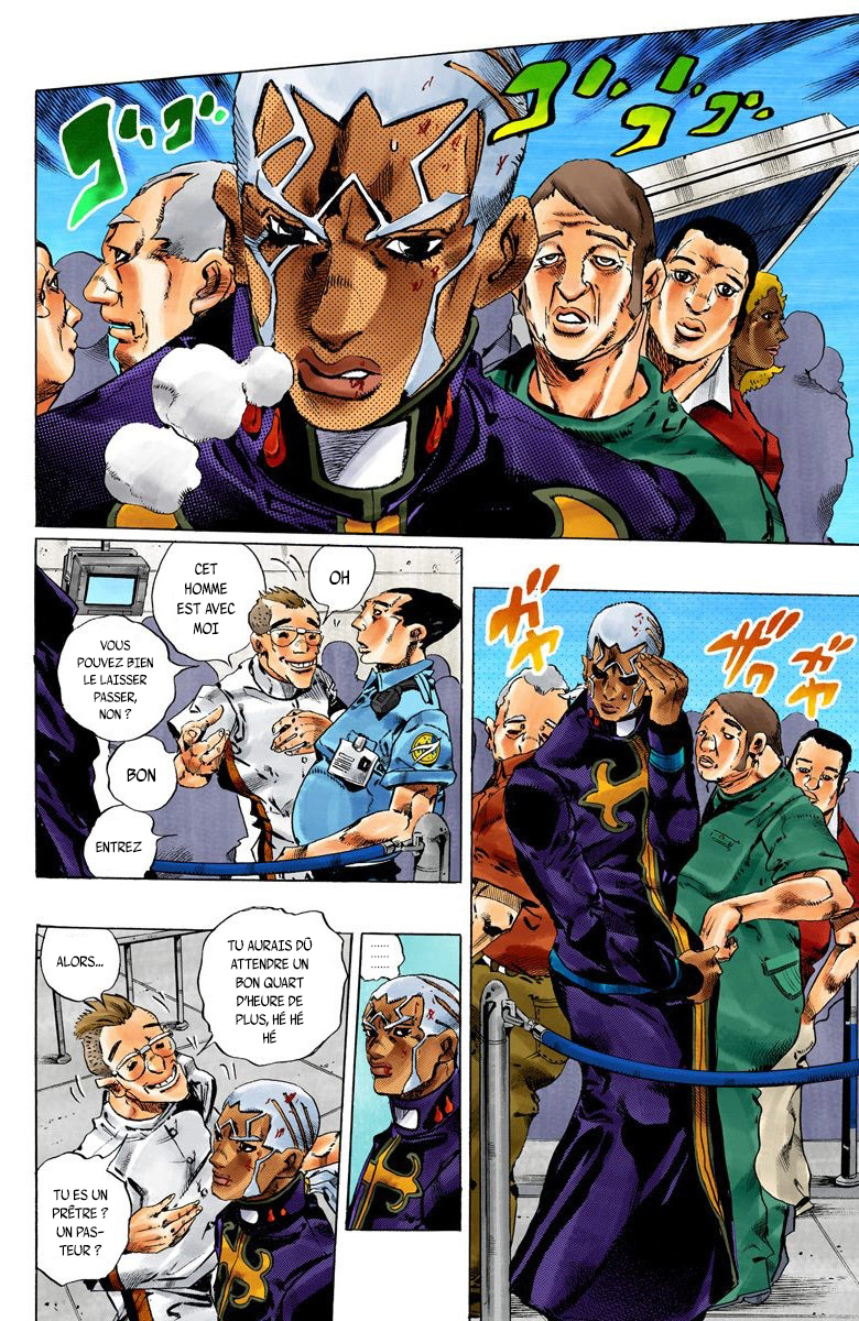 Read JoJo's Bizarre Adventure Part 6 Stone Ocean Official Colored FR Manga Online