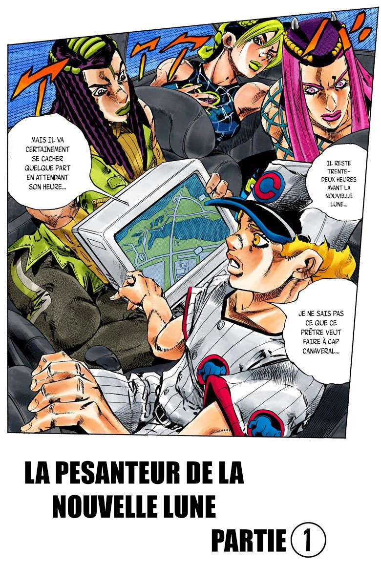 Read JoJo's Bizarre Adventure Part 6 Stone Ocean Official Colored FR Manga Online