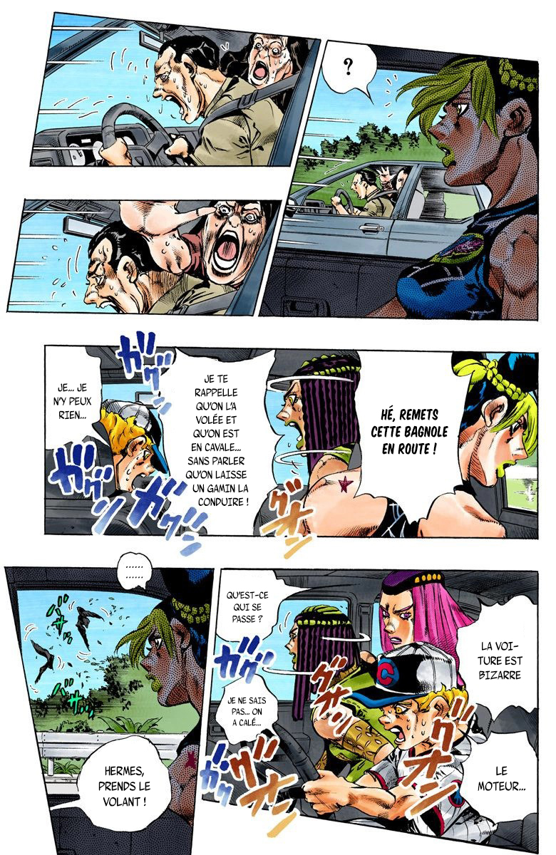 Read JoJo's Bizarre Adventure Part 6 Stone Ocean Official Colored FR Manga Online