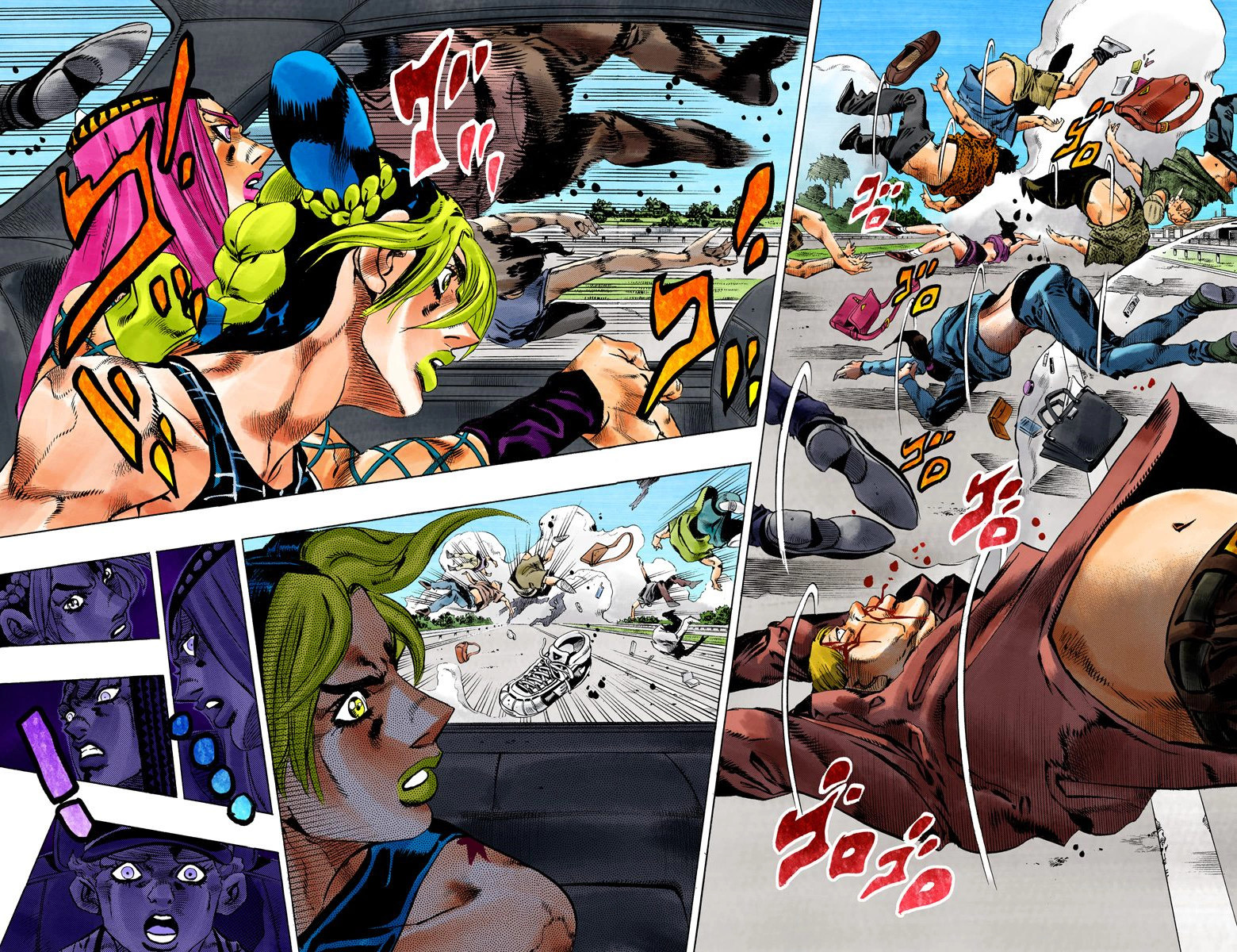 Read JoJo's Bizarre Adventure Part 6 Stone Ocean Official Colored FR Manga Online