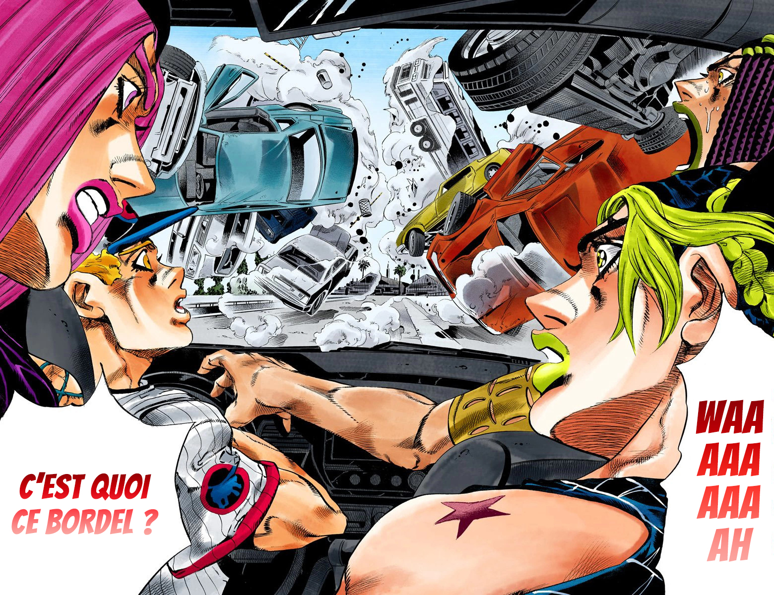 Read JoJo's Bizarre Adventure Part 6 Stone Ocean Official Colored FR Manga Online