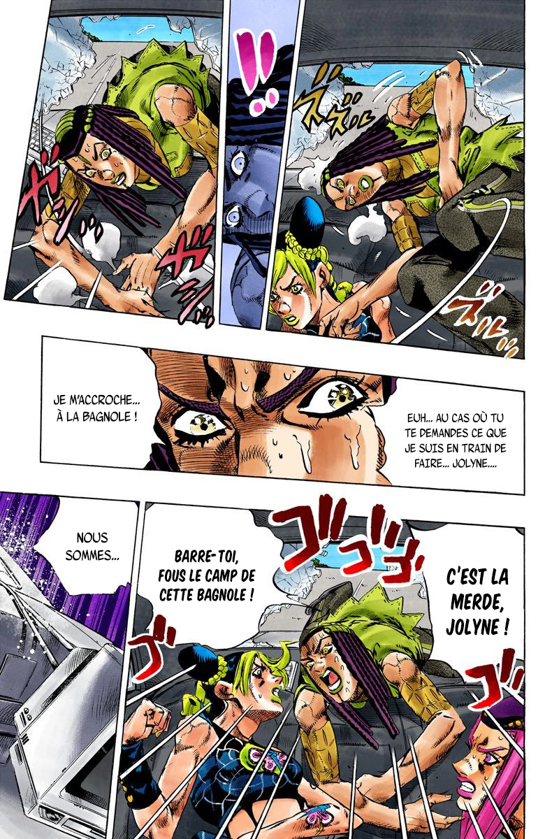 Read JoJo's Bizarre Adventure Part 6 Stone Ocean Official Colored FR Manga Online