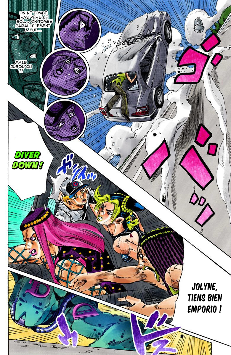 Read JoJo's Bizarre Adventure Part 6 Stone Ocean Official Colored FR Manga Online