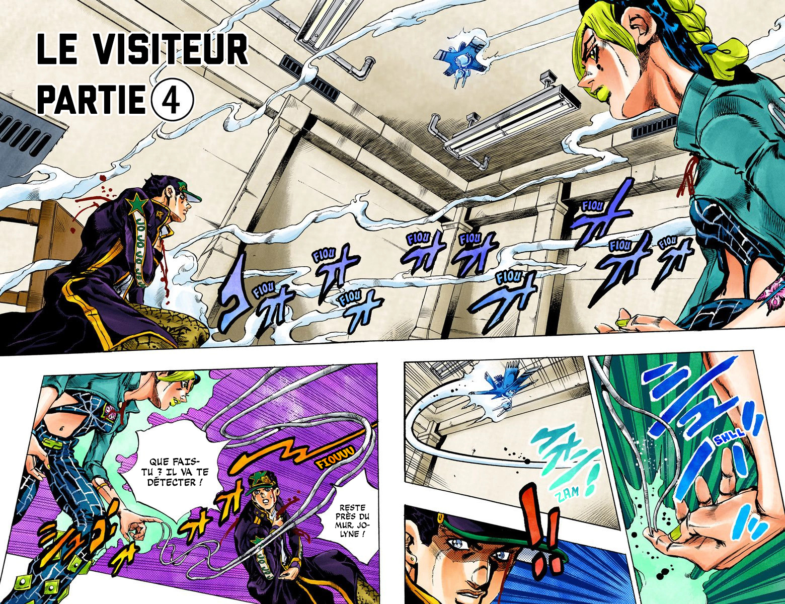 Read JoJo's Bizarre Adventure Part 6 Stone Ocean Official Colored FR Manga Online