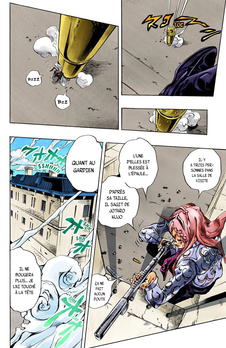 Read JoJo's Bizarre Adventure Part 6 Stone Ocean Official Colored FR Manga Online