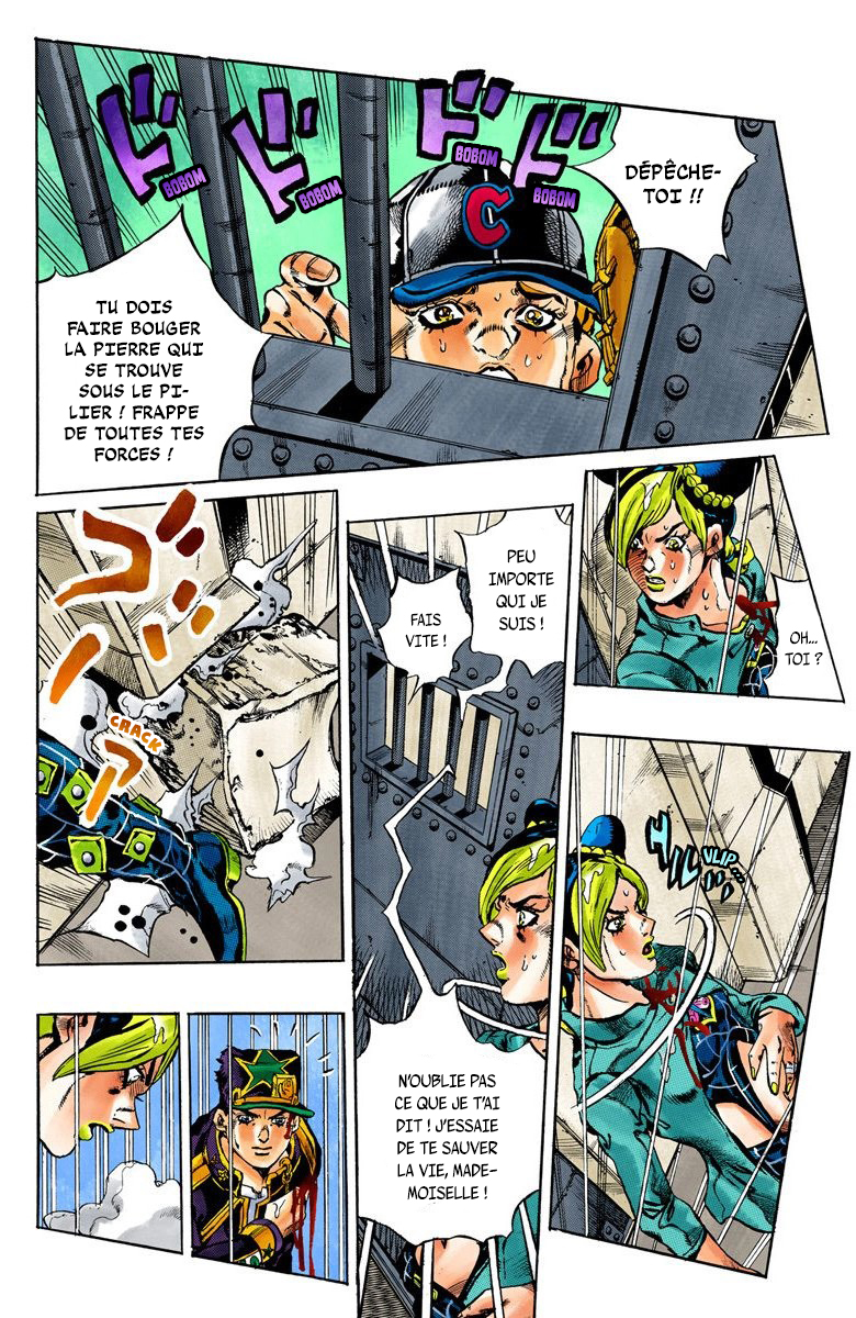 Read JoJo's Bizarre Adventure Part 6 Stone Ocean Official Colored FR Manga Online