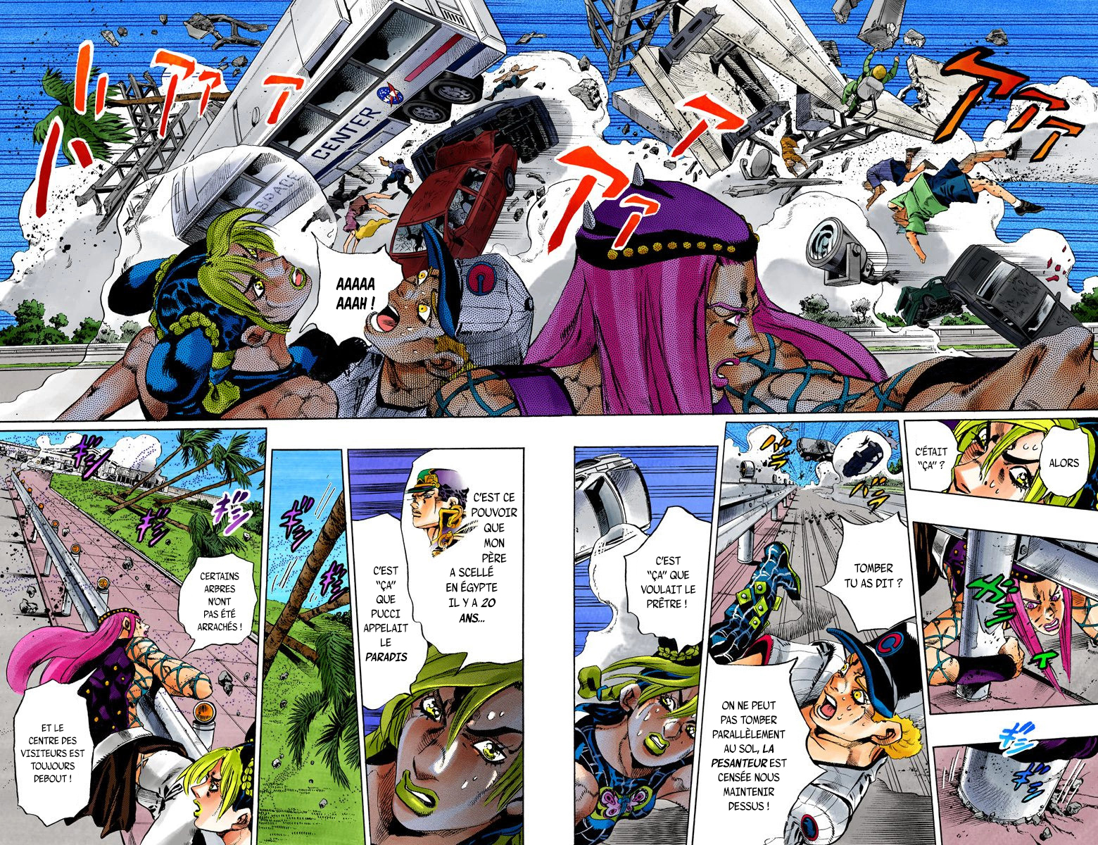 Read JoJo's Bizarre Adventure Part 6 Stone Ocean Official Colored FR Manga Online