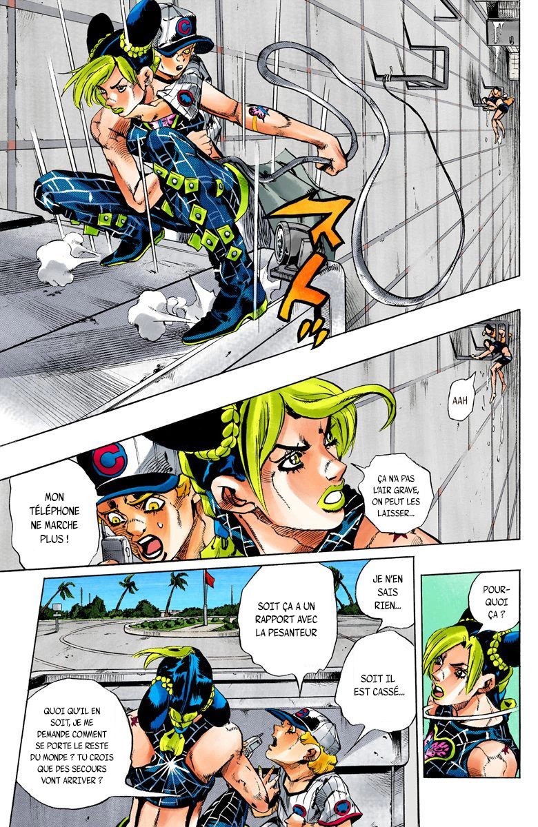 Read JoJo's Bizarre Adventure Part 6 Stone Ocean Official Colored FR Manga Online