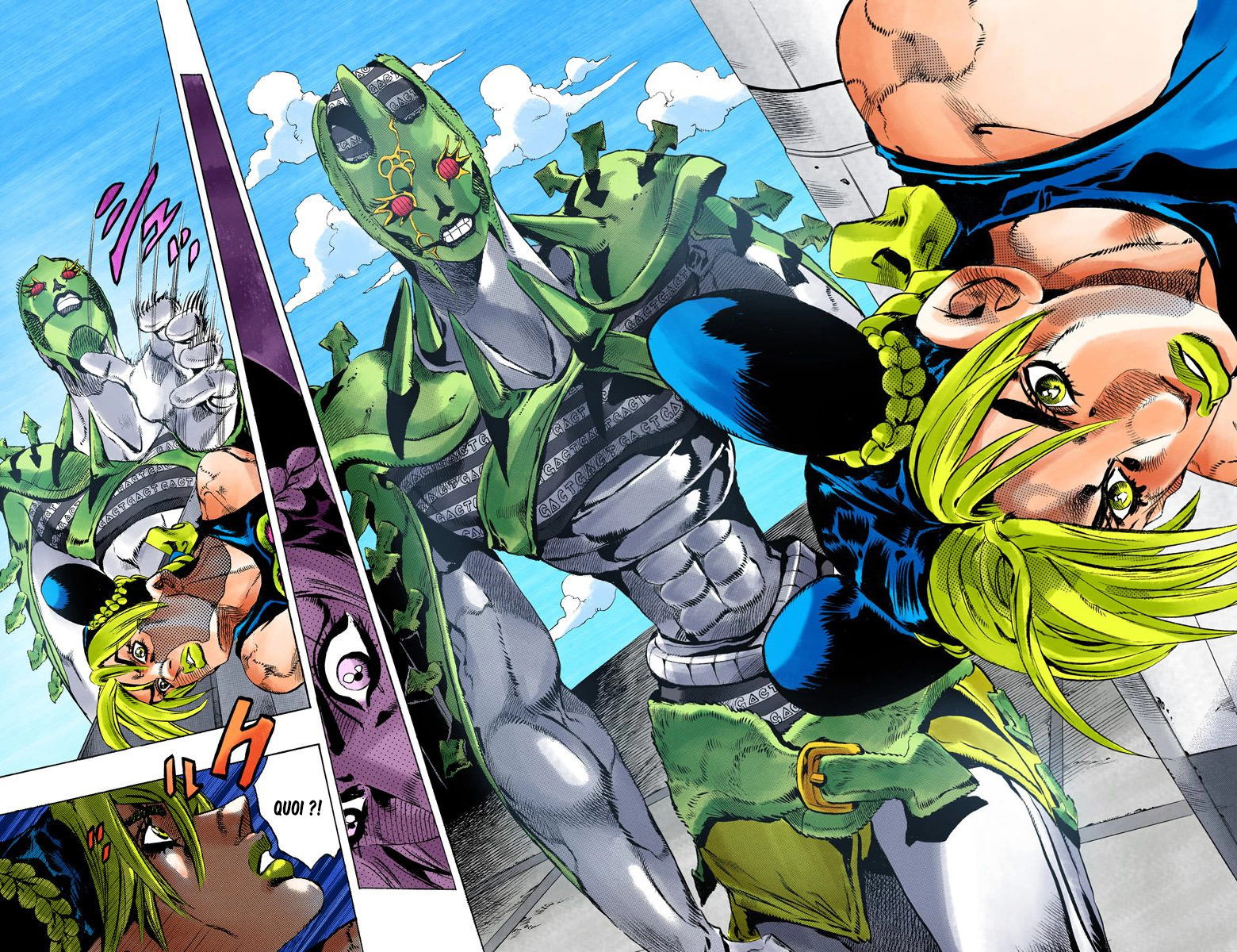 Read JoJo's Bizarre Adventure Part 6 Stone Ocean Official Colored FR Manga Online
