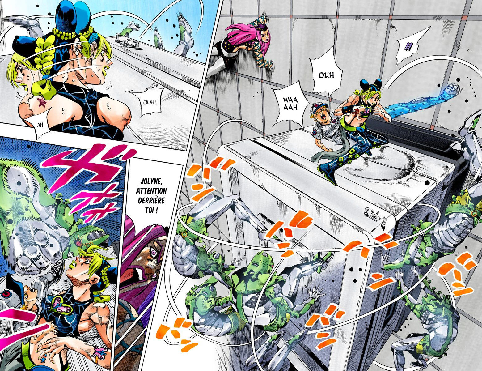 Read JoJo's Bizarre Adventure Part 6 Stone Ocean Official Colored FR Manga Online