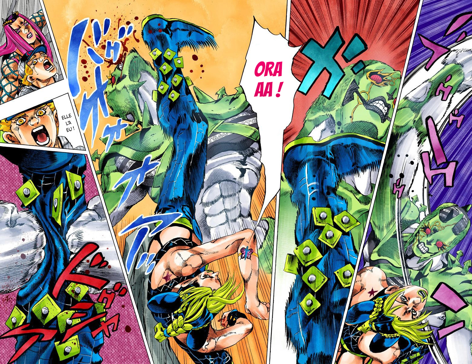 Read JoJo's Bizarre Adventure Part 6 Stone Ocean Official Colored FR Manga Online