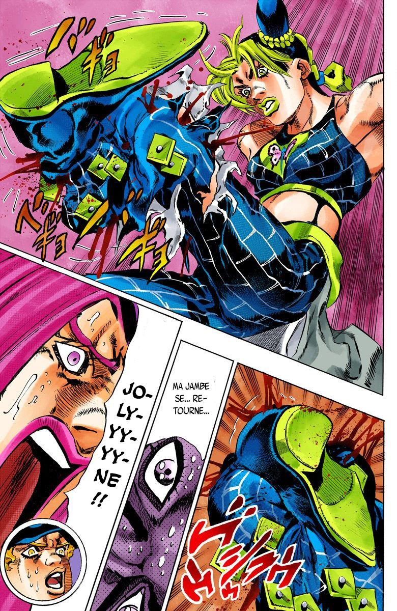 Read JoJo's Bizarre Adventure Part 6 Stone Ocean Official Colored FR Manga Online