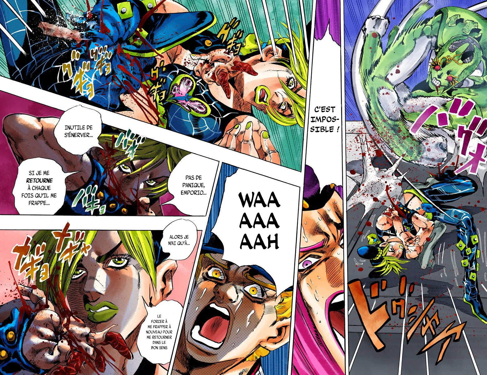 Read JoJo's Bizarre Adventure Part 6 Stone Ocean Official Colored FR Manga Online