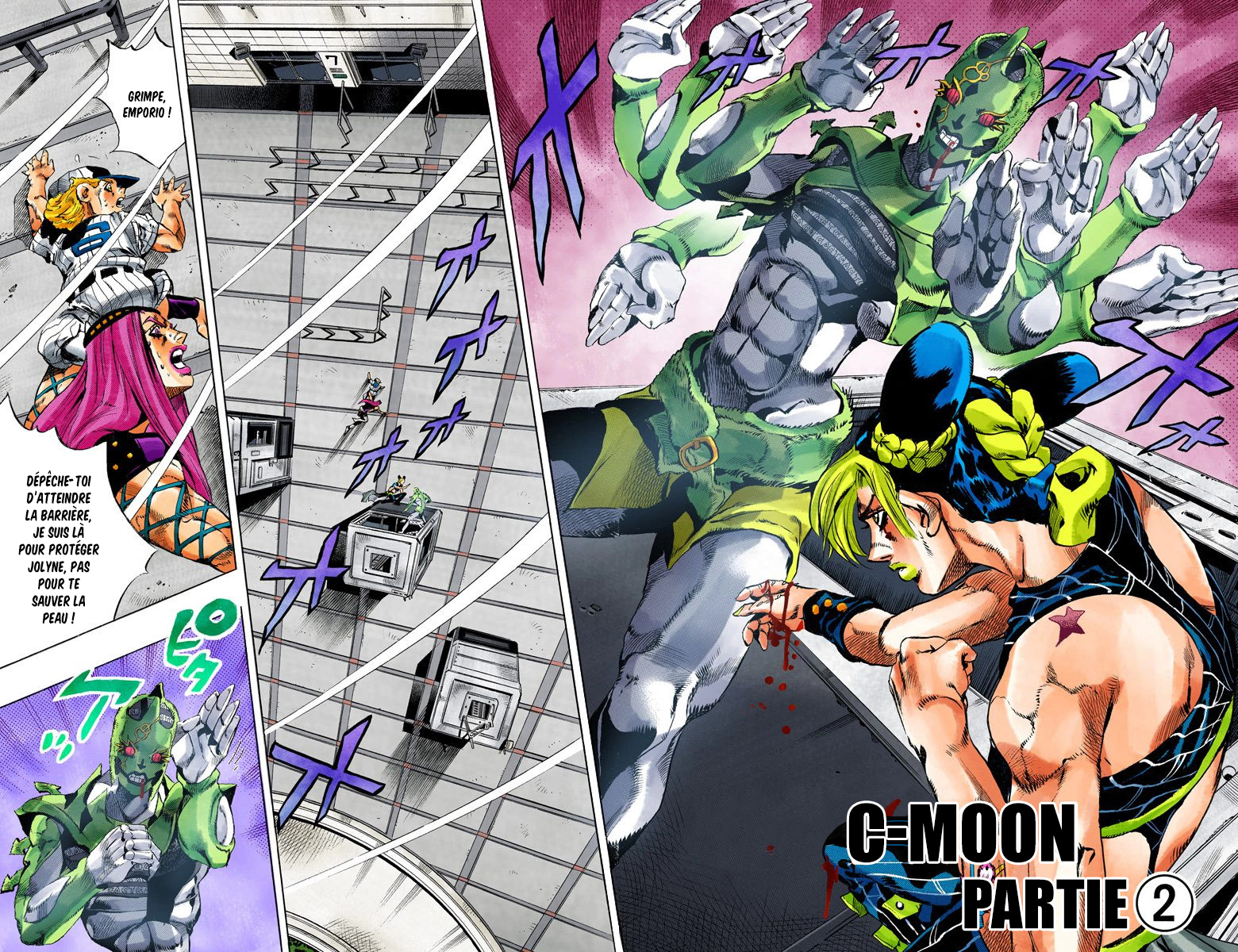 Read JoJo's Bizarre Adventure Part 6 Stone Ocean Official Colored FR Manga Online