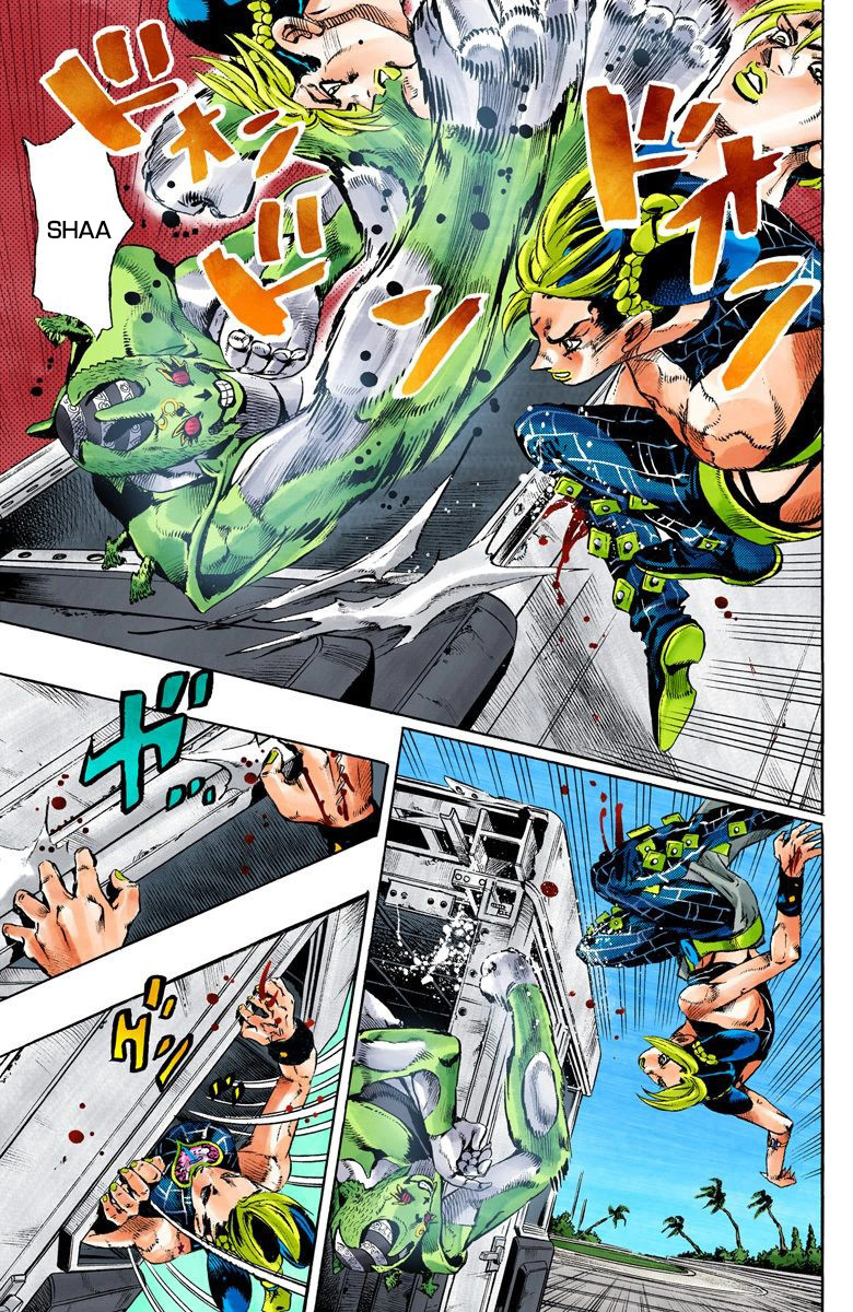Read JoJo's Bizarre Adventure Part 6 Stone Ocean Official Colored FR Manga Online