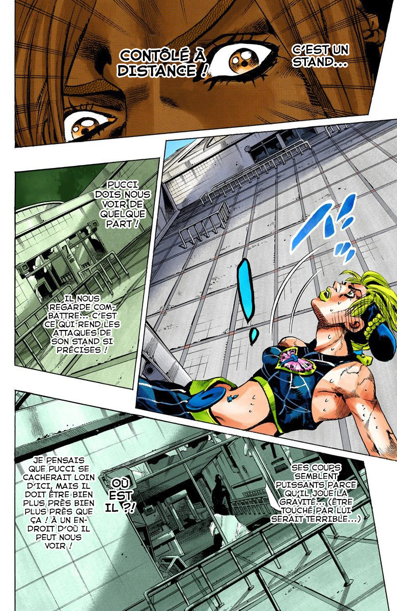 Read JoJo's Bizarre Adventure Part 6 Stone Ocean Official Colored FR Manga Online
