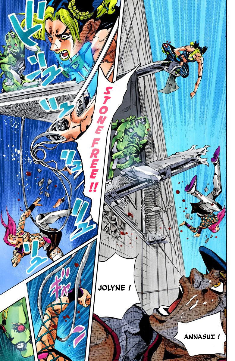 Read JoJo's Bizarre Adventure Part 6 Stone Ocean Official Colored FR Manga Online