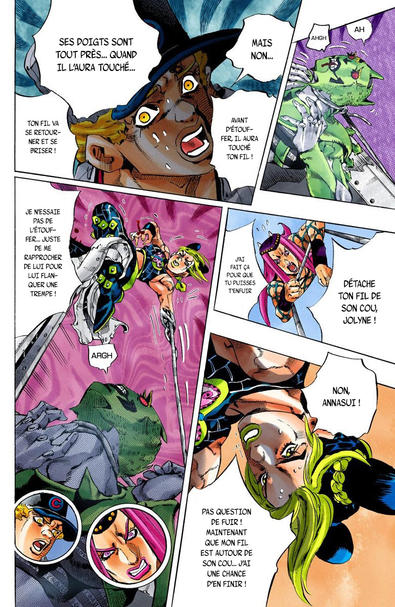 Read JoJo's Bizarre Adventure Part 6 Stone Ocean Official Colored FR Manga Online