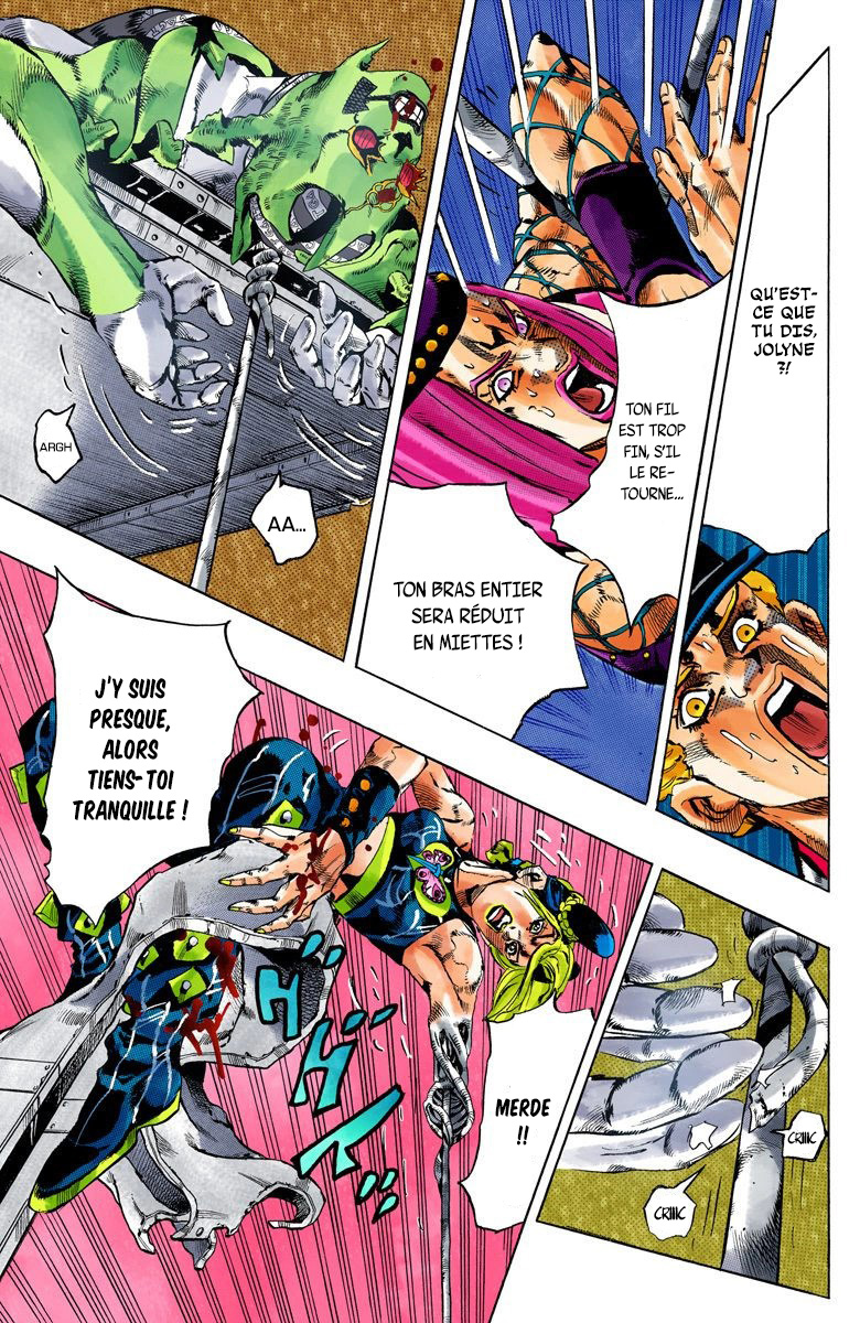 Read JoJo's Bizarre Adventure Part 6 Stone Ocean Official Colored FR Manga Online