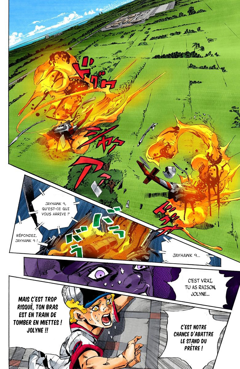 Read JoJo's Bizarre Adventure Part 6 Stone Ocean Official Colored FR Manga Online