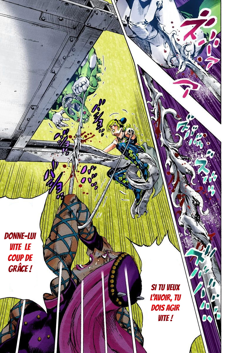 Read JoJo's Bizarre Adventure Part 6 Stone Ocean Official Colored FR Manga Online