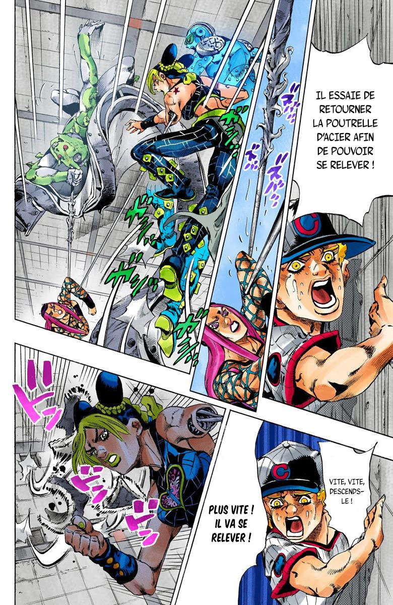 Read JoJo's Bizarre Adventure Part 6 Stone Ocean Official Colored FR Manga Online