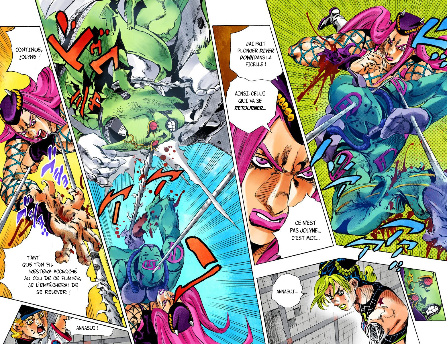 Read JoJo's Bizarre Adventure Part 6 Stone Ocean Official Colored FR Manga Online