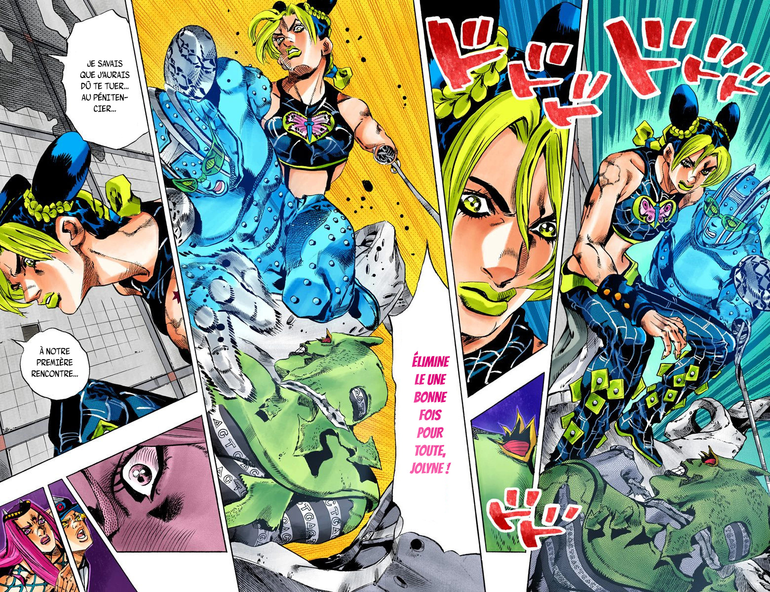 Read JoJo's Bizarre Adventure Part 6 Stone Ocean Official Colored FR Manga Online