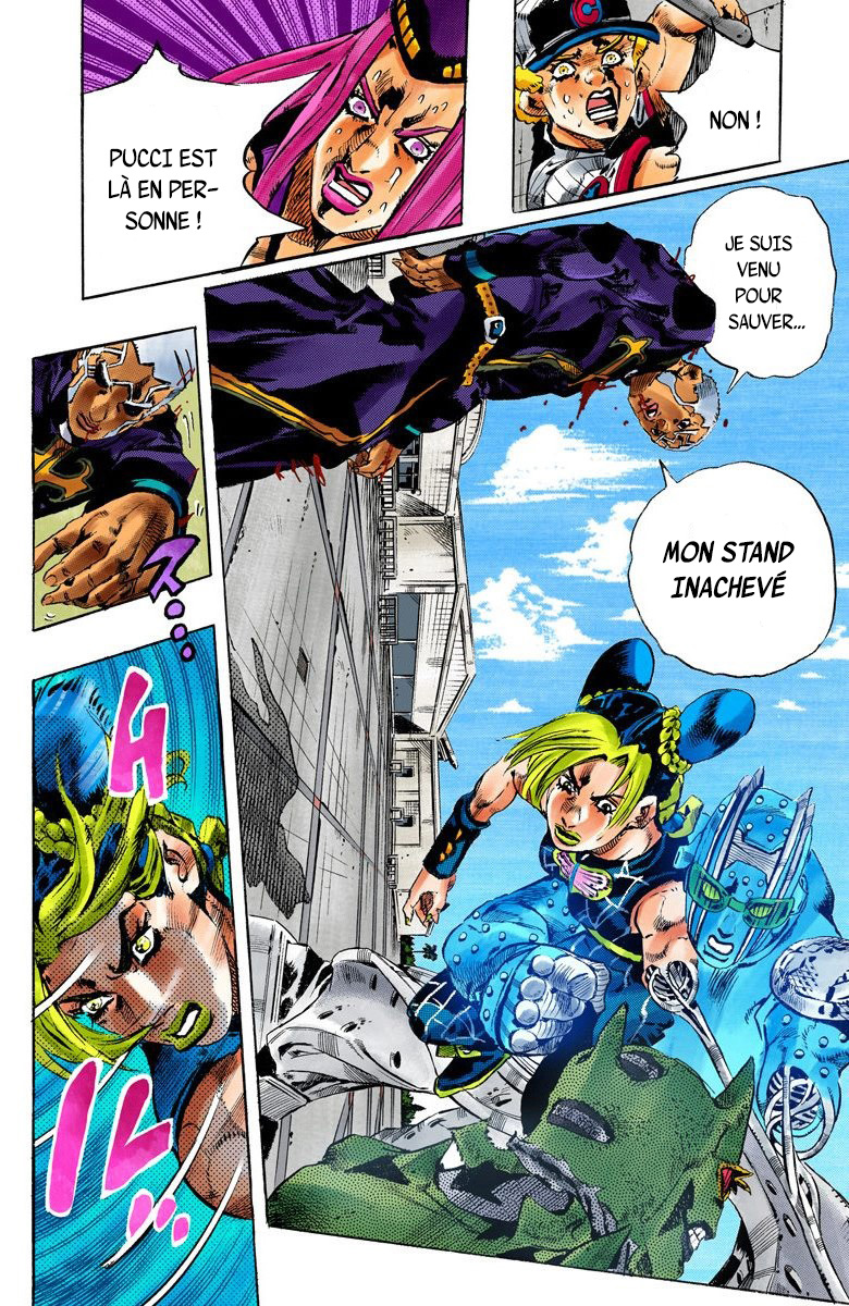 Read JoJo's Bizarre Adventure Part 6 Stone Ocean Official Colored FR Manga Online