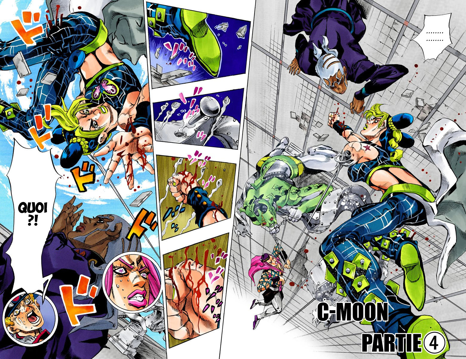 Read JoJo's Bizarre Adventure Part 6 Stone Ocean Official Colored FR Manga Online