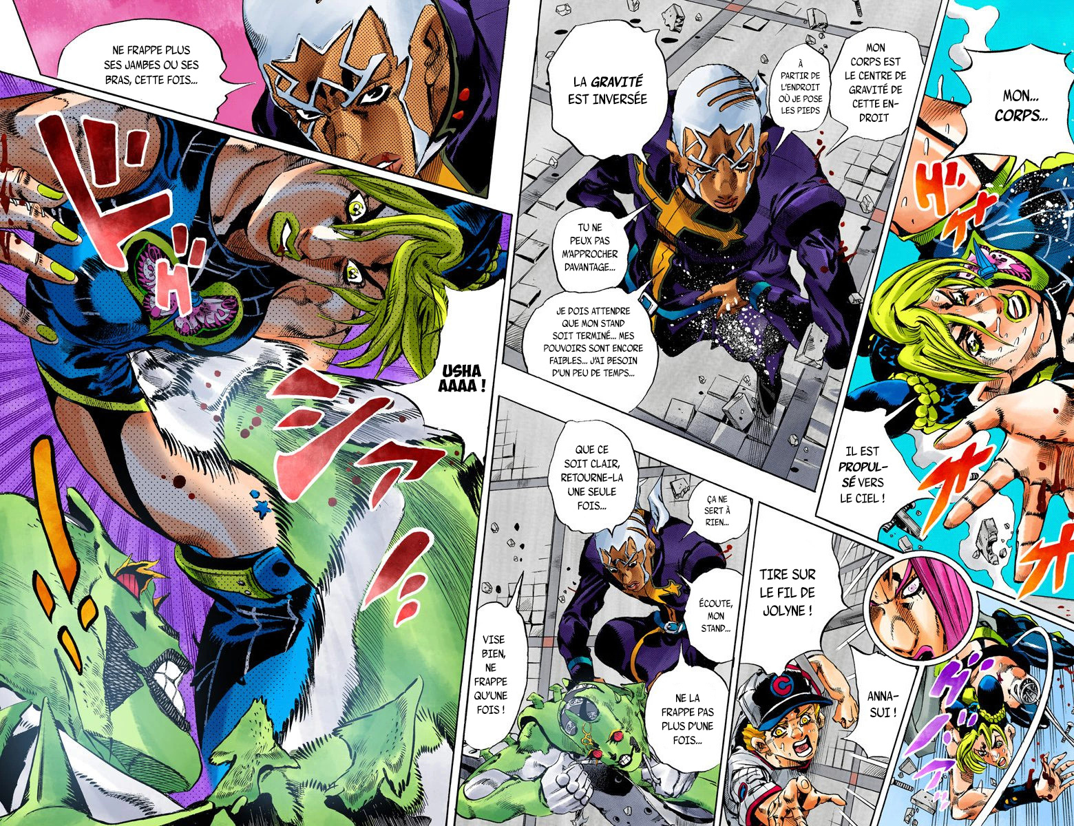 Read JoJo's Bizarre Adventure Part 6 Stone Ocean Official Colored FR Manga Online