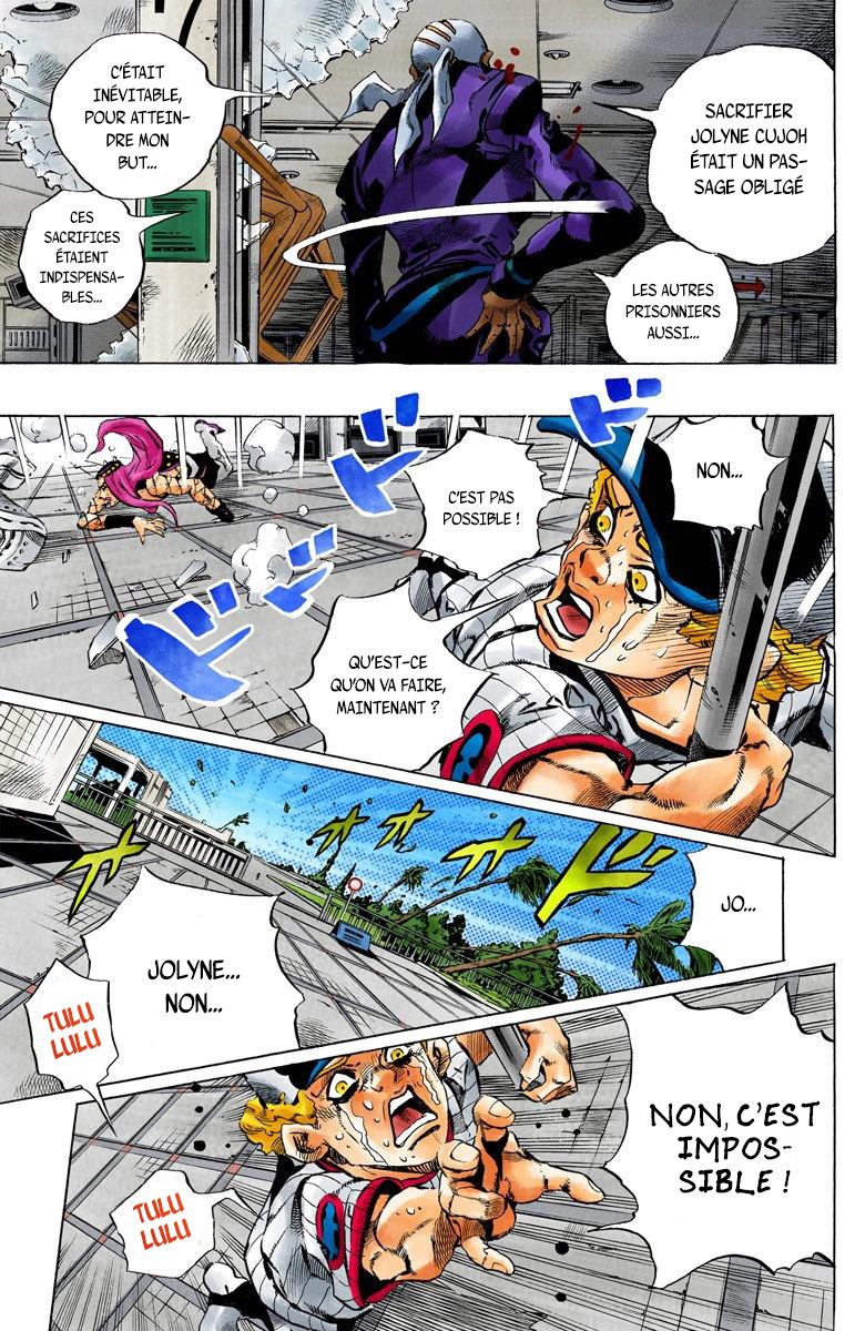 Read JoJo's Bizarre Adventure Part 6 Stone Ocean Official Colored FR Manga Online