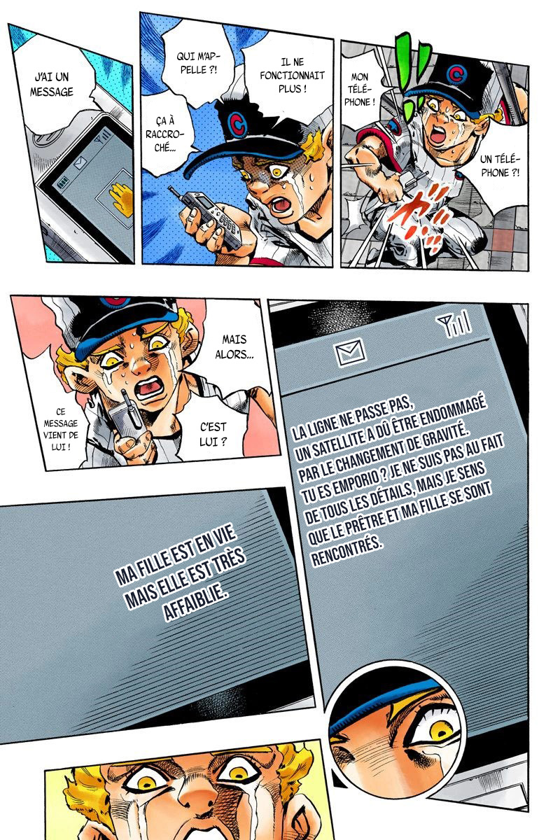 Read JoJo's Bizarre Adventure Part 6 Stone Ocean Official Colored FR Manga Online