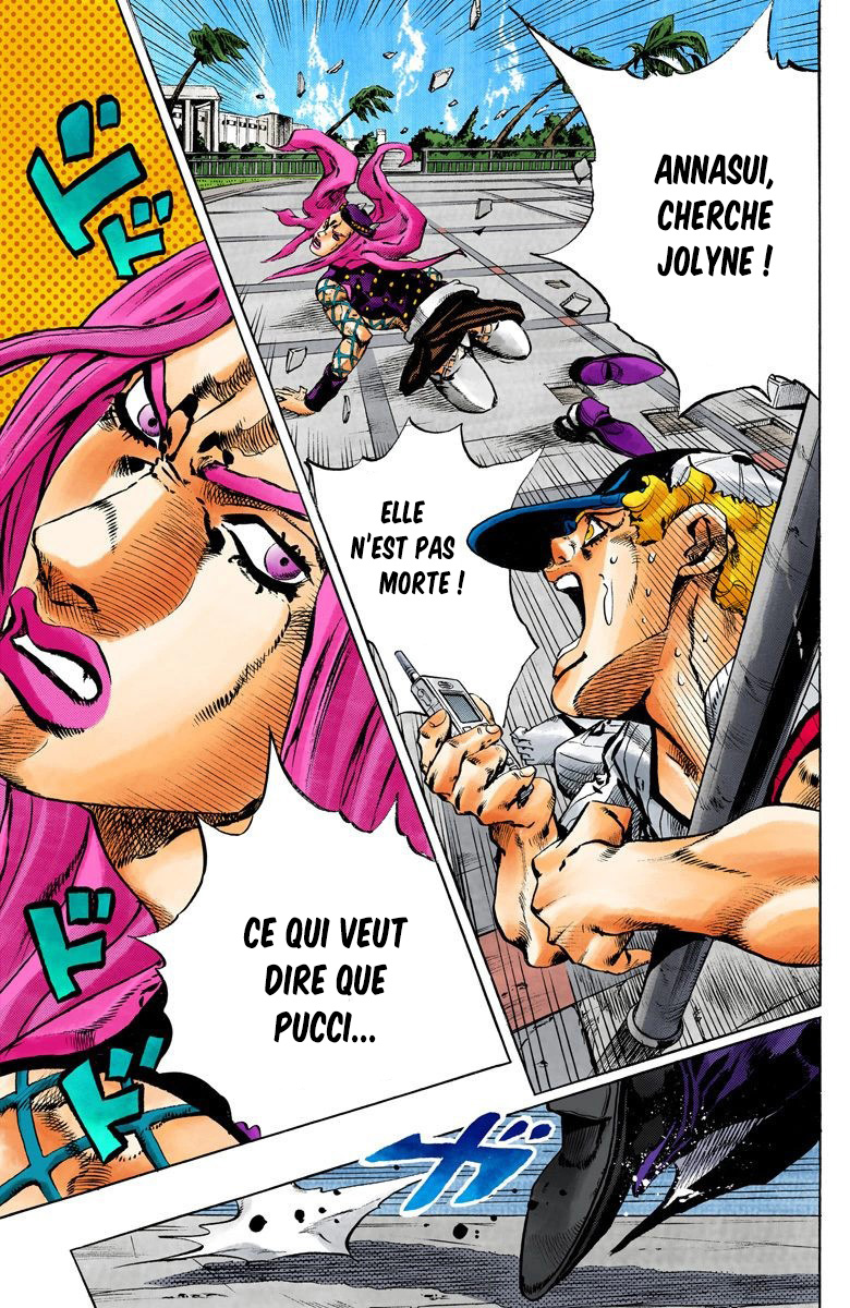 Read JoJo's Bizarre Adventure Part 6 Stone Ocean Official Colored FR Manga Online