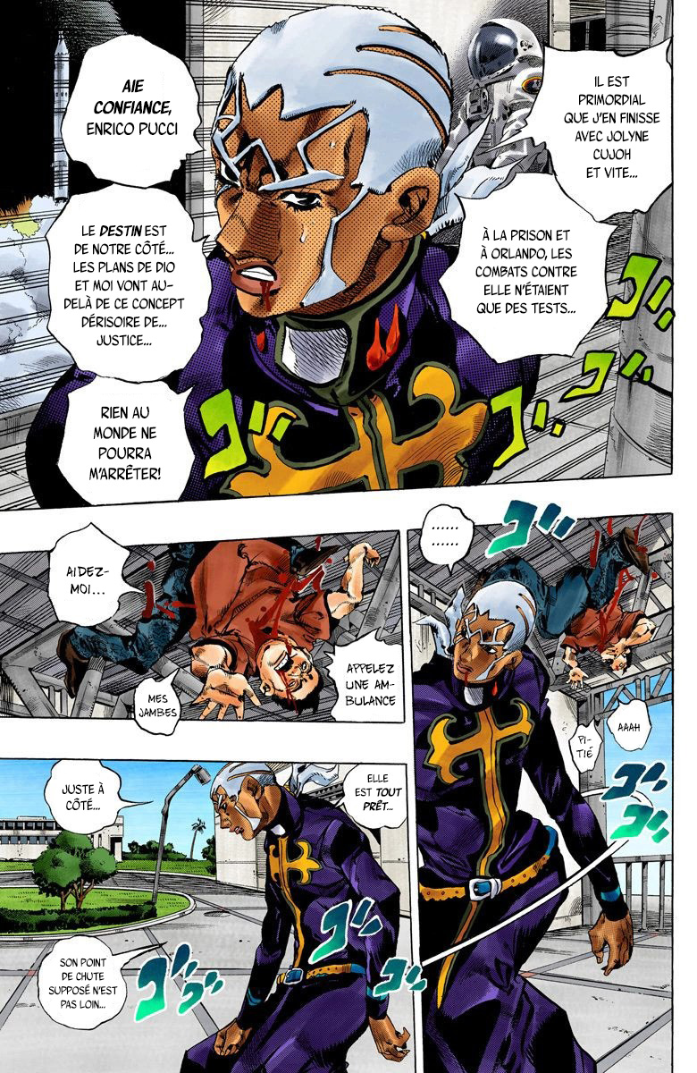 Read JoJo's Bizarre Adventure Part 6 Stone Ocean Official Colored FR Manga Online